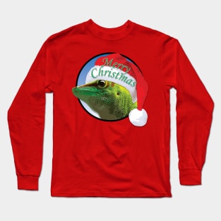 Christmas Gecko Long Sleeve T-Shirt